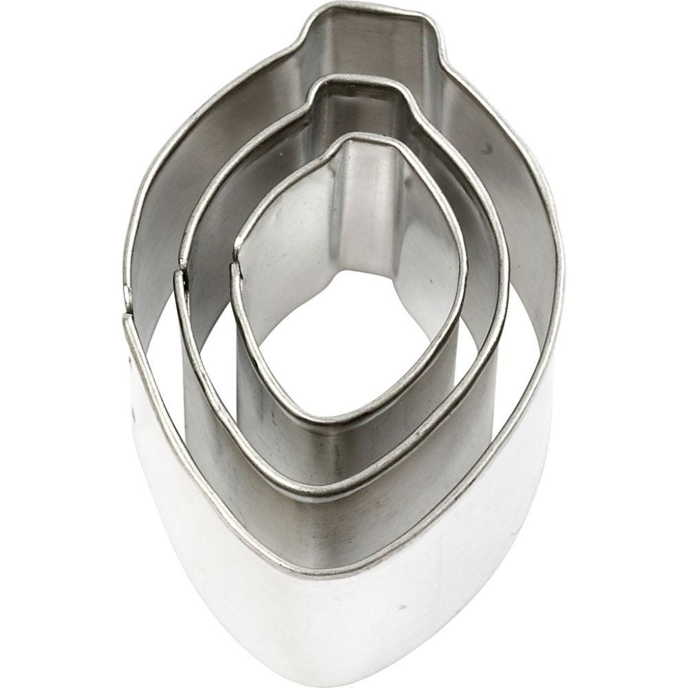Stansformar, ornament, stl. 30x40 mm, 3 st./ 1 förp.