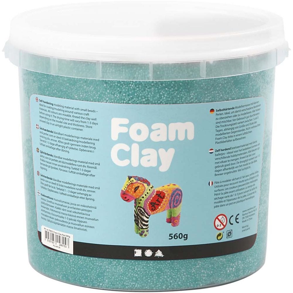 Foam Clay® , mörkgrön, 560 g/ 1 hink