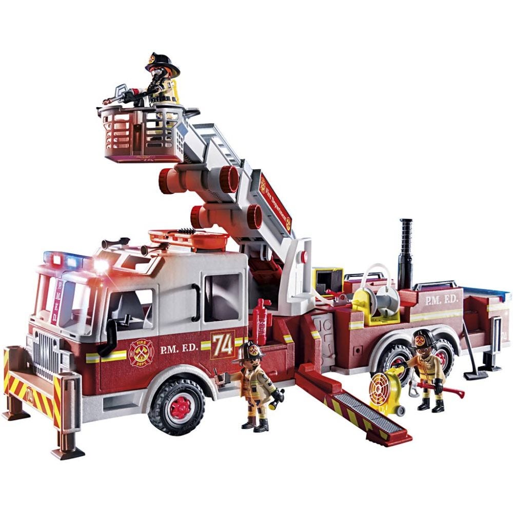 Playmobil Brandbil U.S. Tower Ladder 1 set