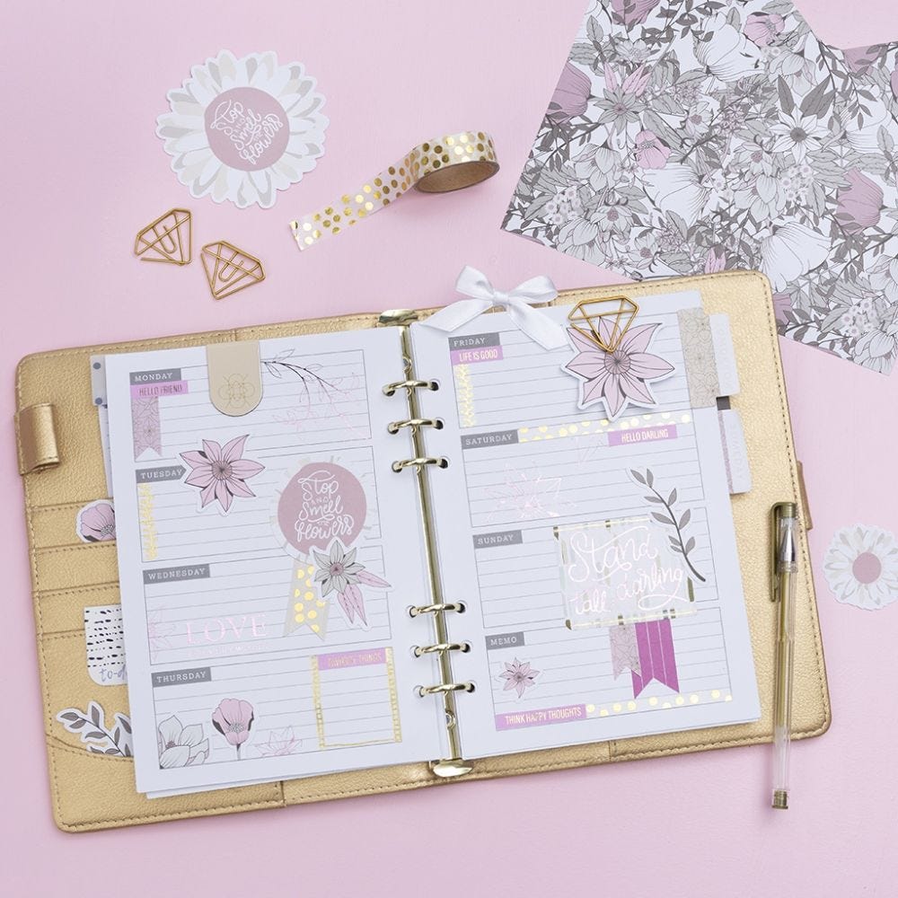 Dekorera en 5-veckors plan till din Bullet journal och kalender