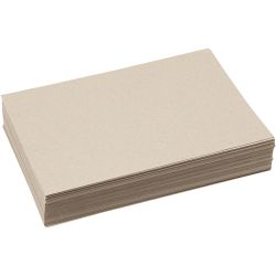 Kartong, A4, ark 210x297 mm, 225 g, gr&aring; brun, 125 ark/ 1 f&ouml;rp.