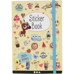 Bok med stickers