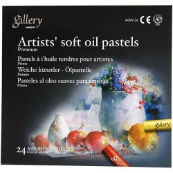 Gallery Oljepastellkritor Premium