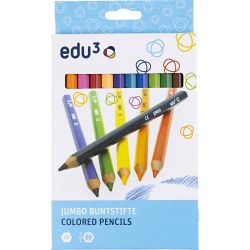 edu Jumbo Färgblyertspennor