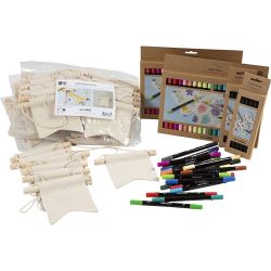 Grupp DIY Kit Måla din egen banderoll