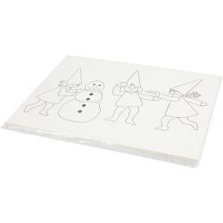 Adventskalender med nissar som har snöbollskrig