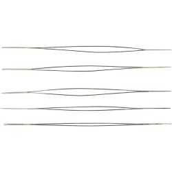 Pärlnål, L: 6 cm, tjocklek 0,3 mm, 5 st./ 1 förp.