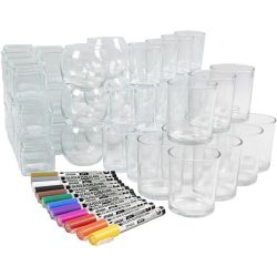 Grupp DIY Kit Ljushållare med porslinstusch
